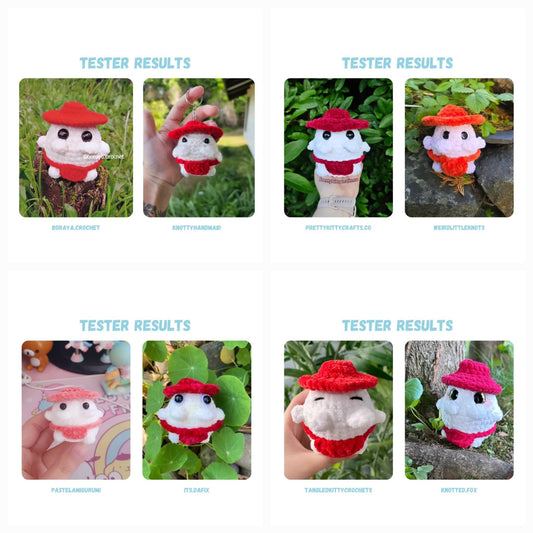 Spitit Chibi Crochet Pattern Bundle LOW SEW 6 Characters