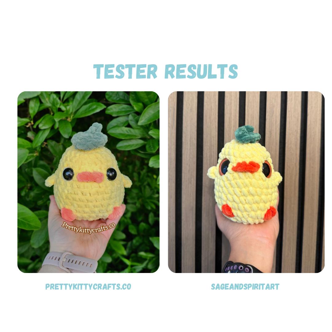 Chibi Duck Crochet Pattern LOW SEW