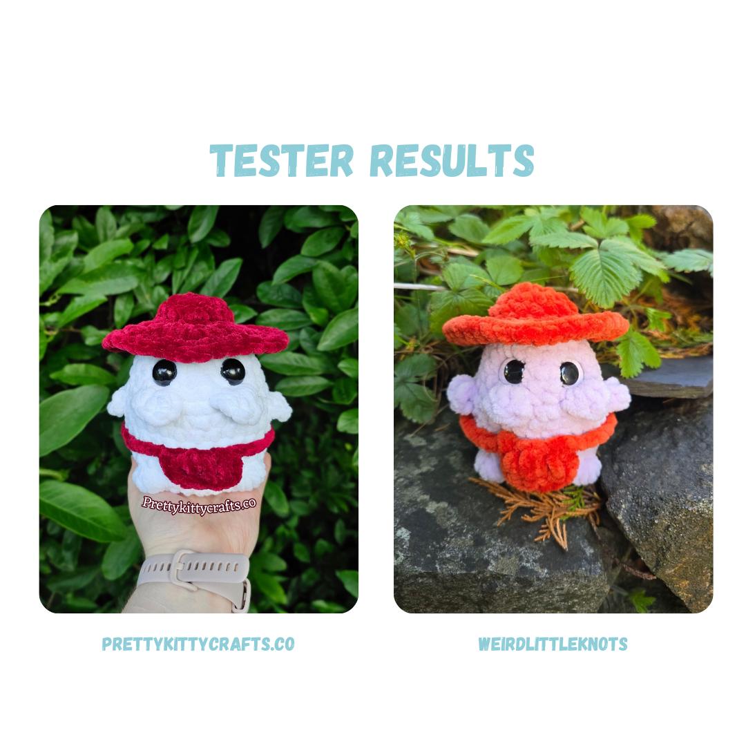 Chibi Radish Crochet Pattern LOW SEW