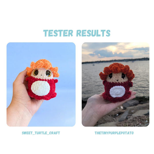 Chibi Fish Crochet Pattern LOW SEW