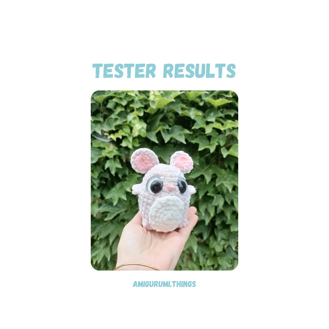 Chibi Mouse Crochet Pattern LOW SEW
