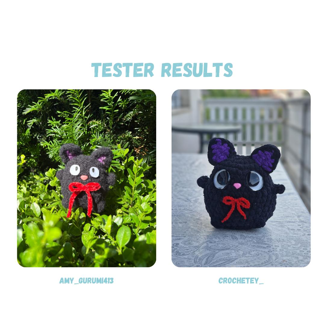 Chibi Cat Crochet Pattern LOW SEW