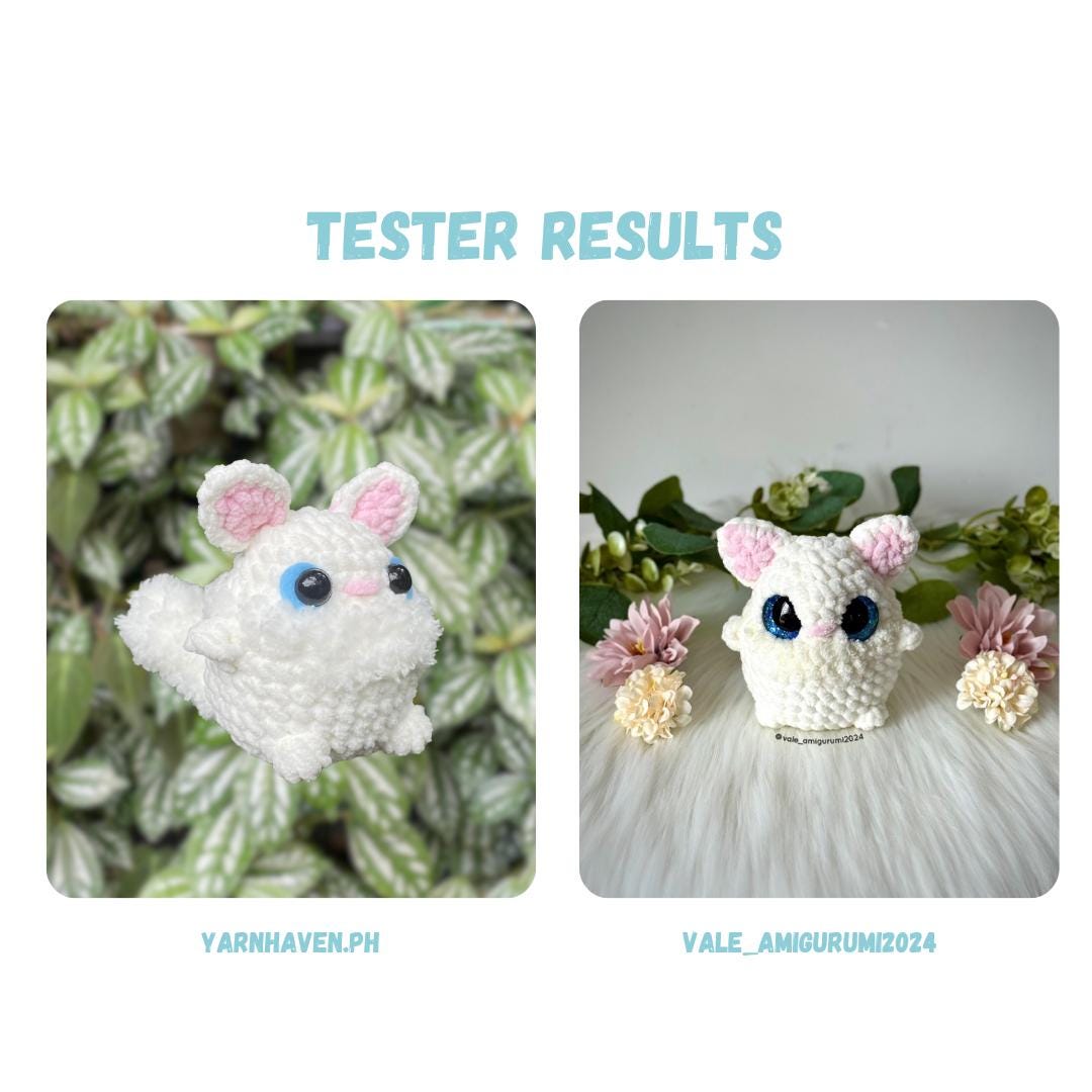 Chibi Cat Lady Crochet Pattern LOW SEW