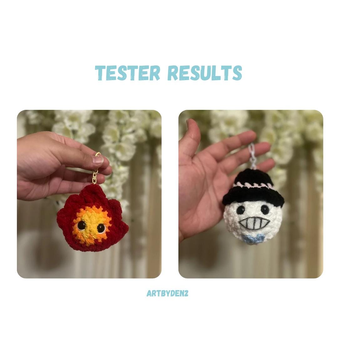 Mini Castle Keychains Crochet Pattern LOW SEW Bundle