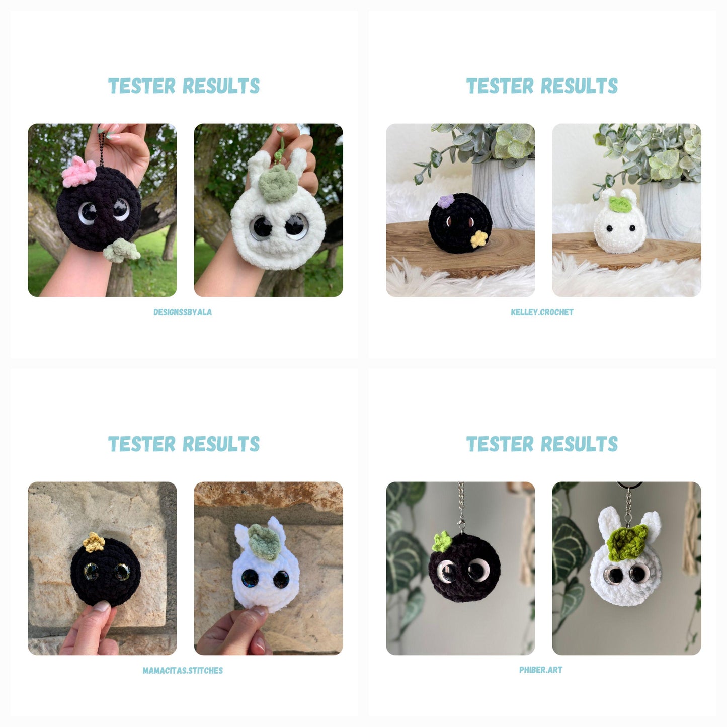 Mini Chibi Crochet Pattern Big Bundle LOW SEW 20 Designs