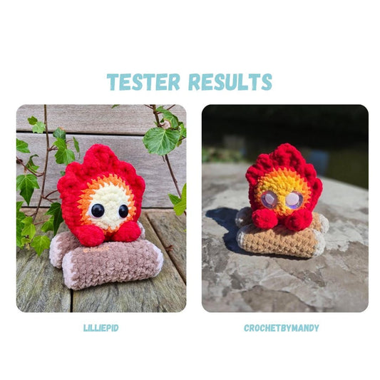 Small Fire Demon Crochet Pattern