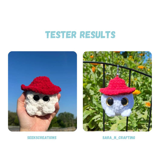 Mini Radish Keychain Crochet Pattern LOW SEW