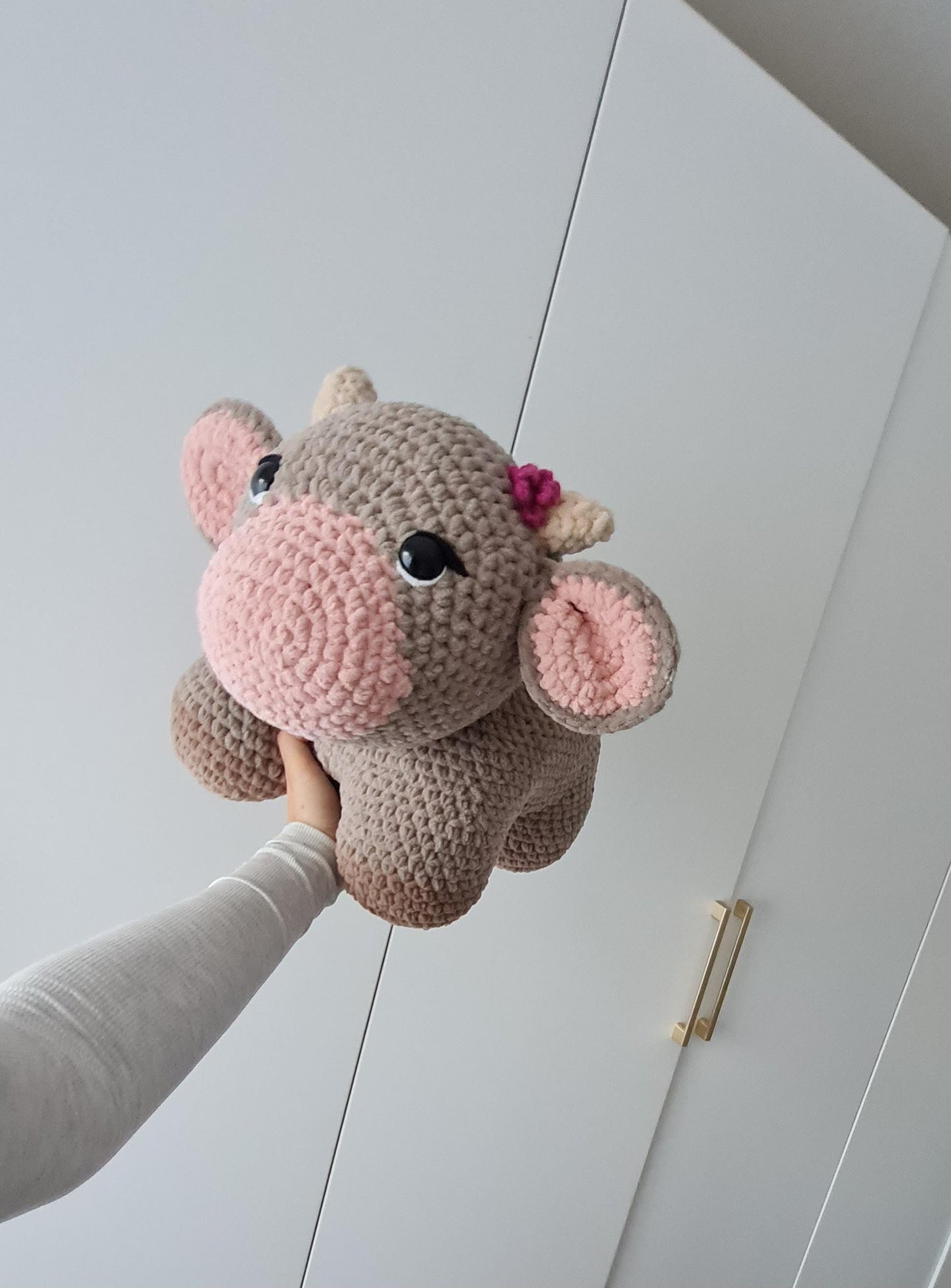 XXL Flower Cow Plushie