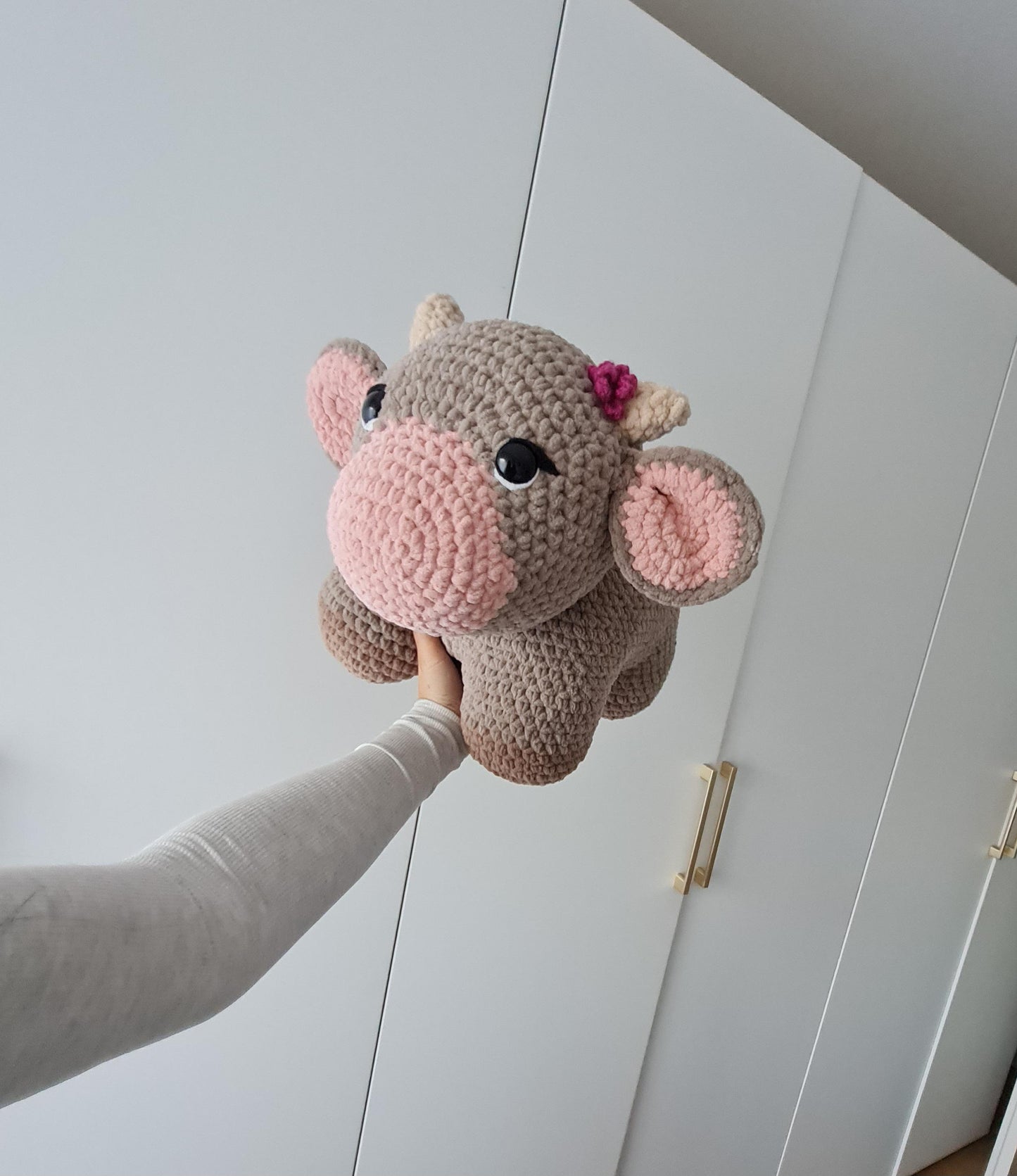 XXL Flower Cow Plushie