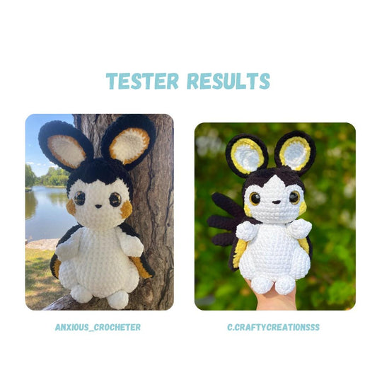 Electric Squirrel Friend Crochet Pattern