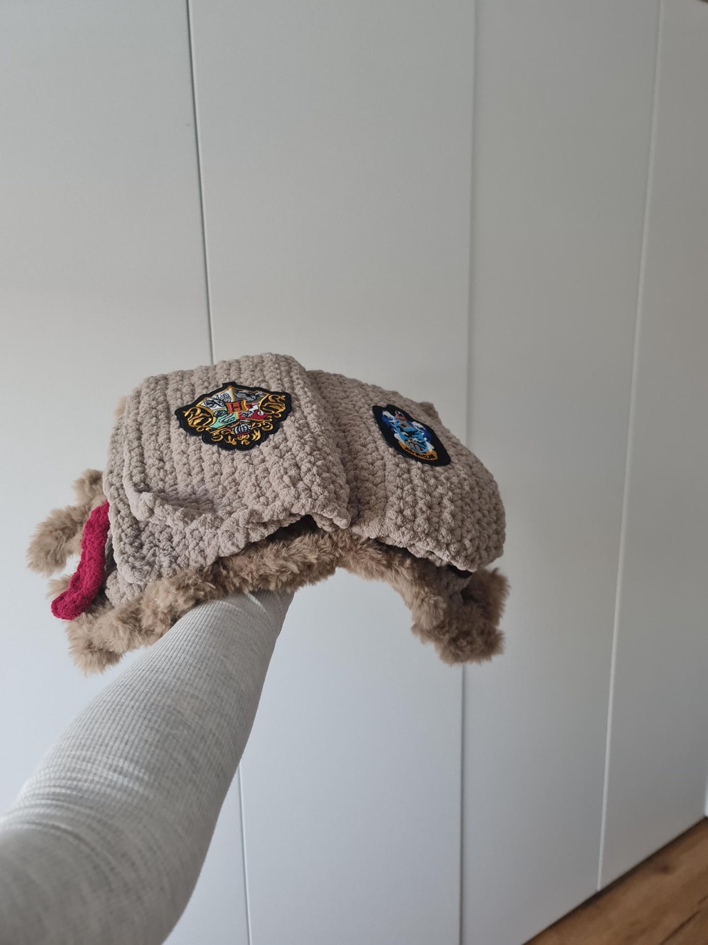 Plushie Monster Book Wizard with Belt and Pictures