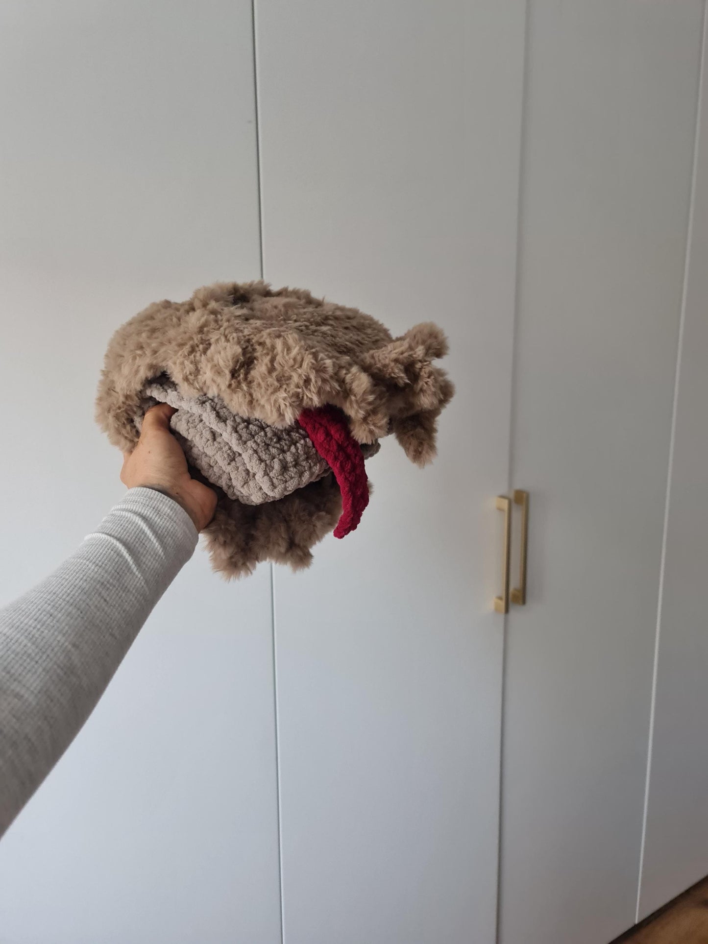 Plushie Monster Book Wizard with Belt and Pictures