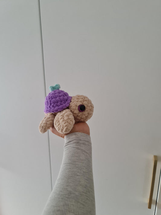 Baby Plum Turtle Plushie