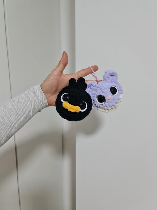 Bird & Mouse Spirited Away Keychains Bag Charm