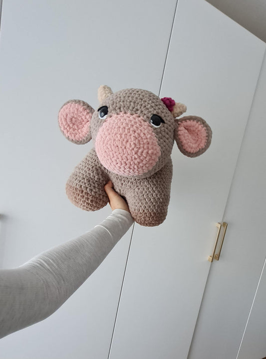 XXL Flower Cow Plushie