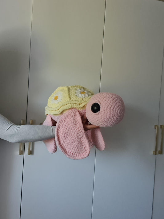 XXL Granny Square Turtle Plushie