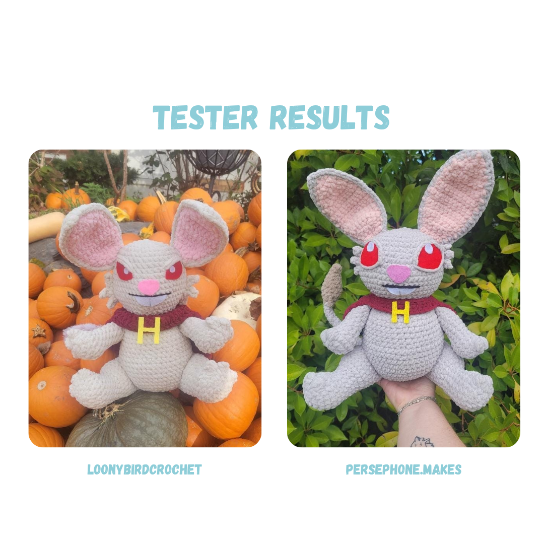 Devil Hamster Doctor Crochet Pattern