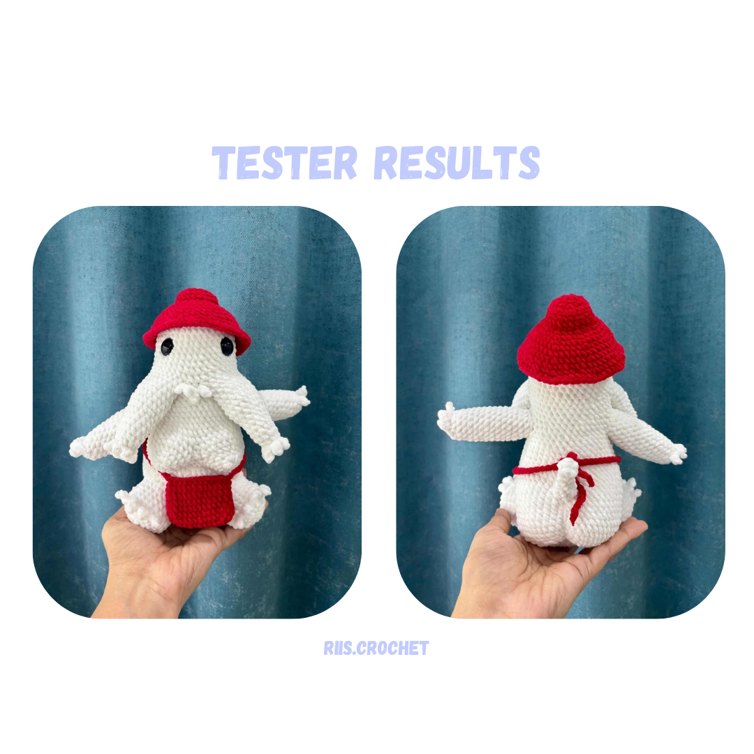 Spirit Radish Crochet Pattern