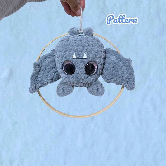 2 in 1 Low Sew Bat sitting and hanging Friend Bundle Pattern