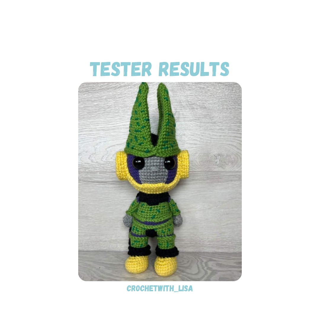 Cell Dragon Ball Crochet Pattern