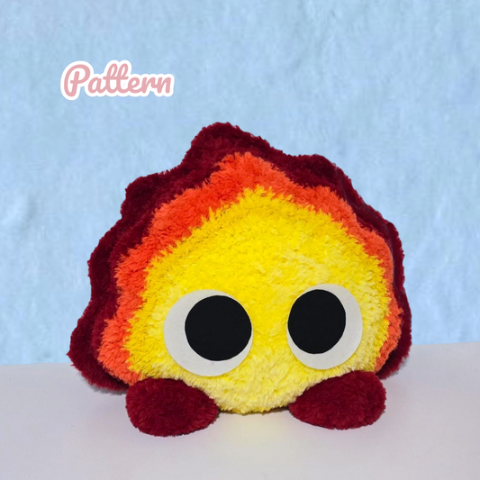 XL Fire Demon Pillow Crochet Pattern