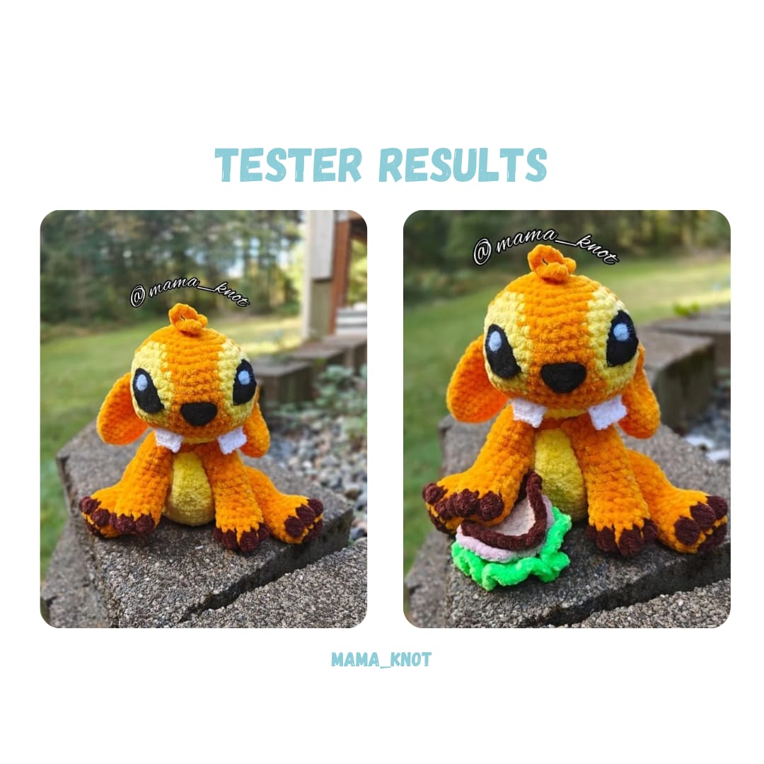 Sandwich Monster Crochet Pattern