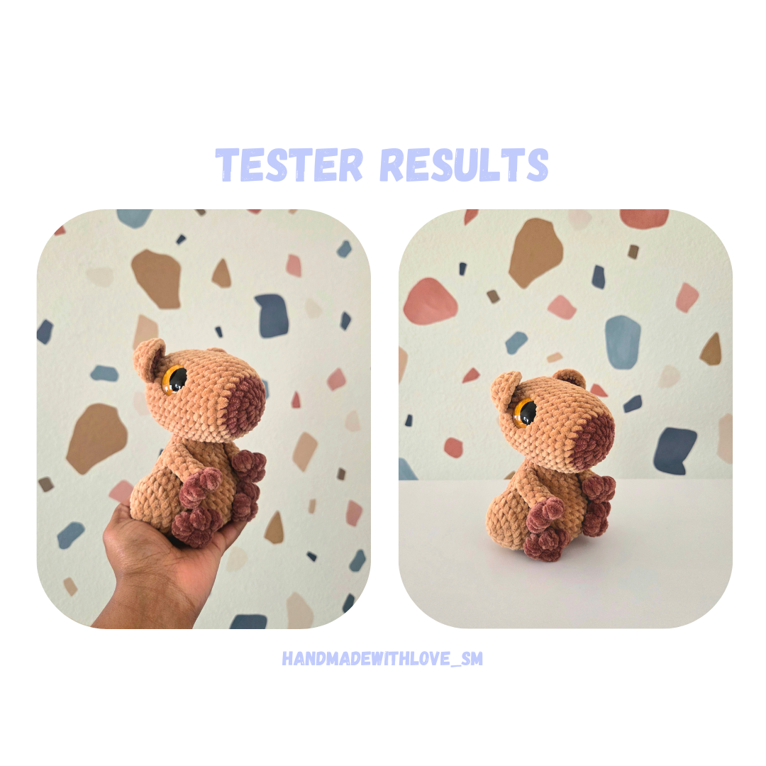 Capybara Crochet Pattern