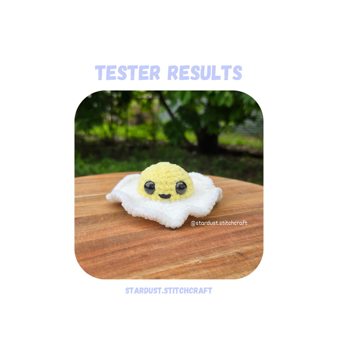 Fried Egg Crochet Pattern No Sew
