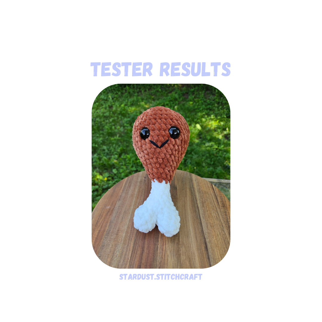 Chicken Drumstick Crochet Pattern No Sew