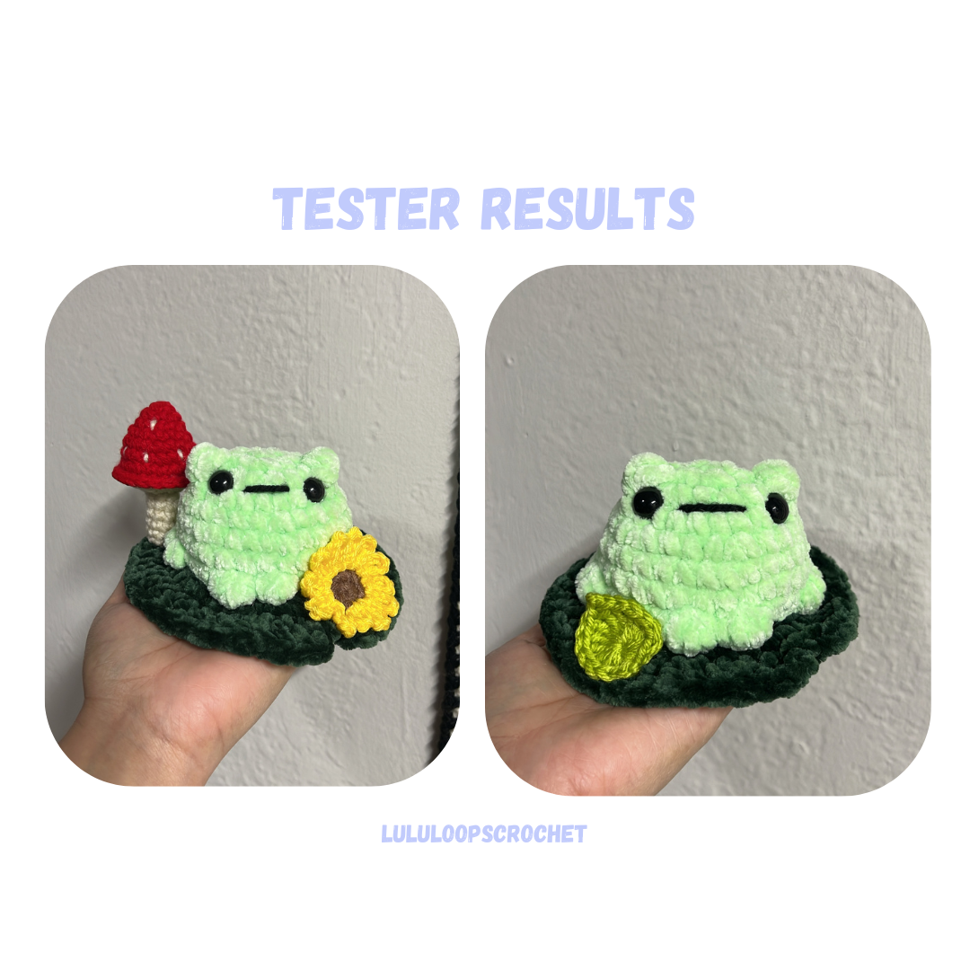 Frog Crochet Pattern 3 Designs NO SEW