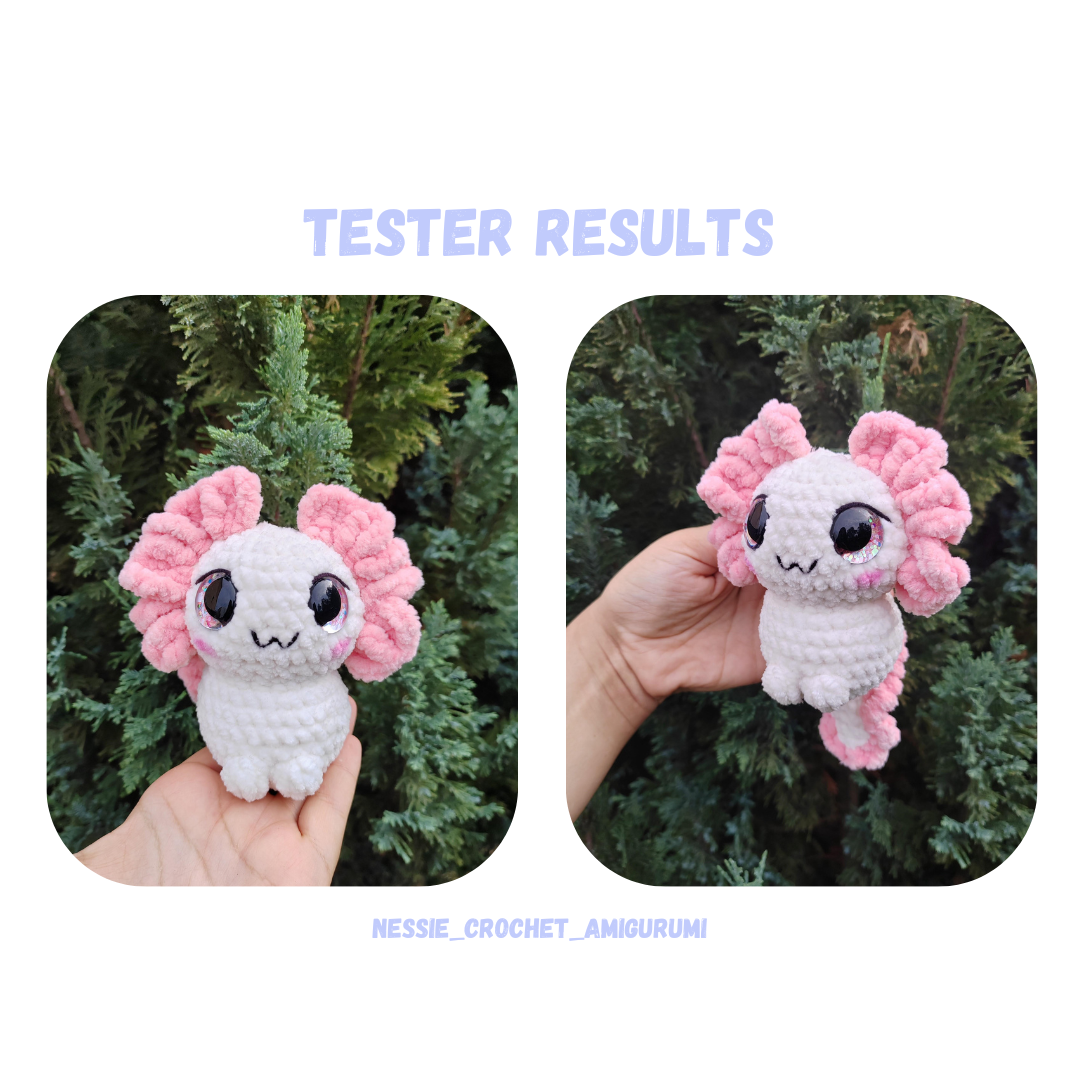No Sew Axolotl Friend Pattern