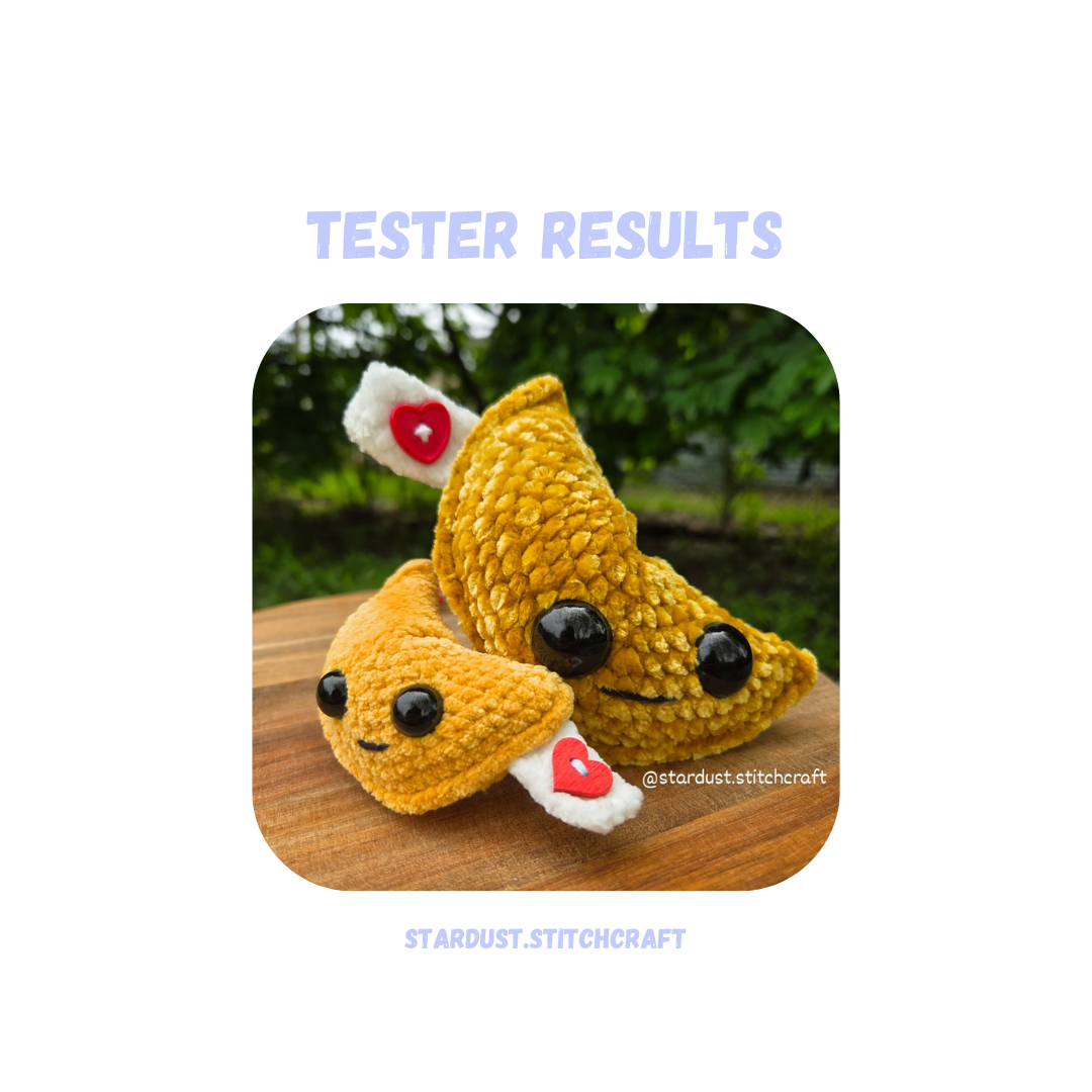 Fortune Cookie Crochet Pattern Low Sew