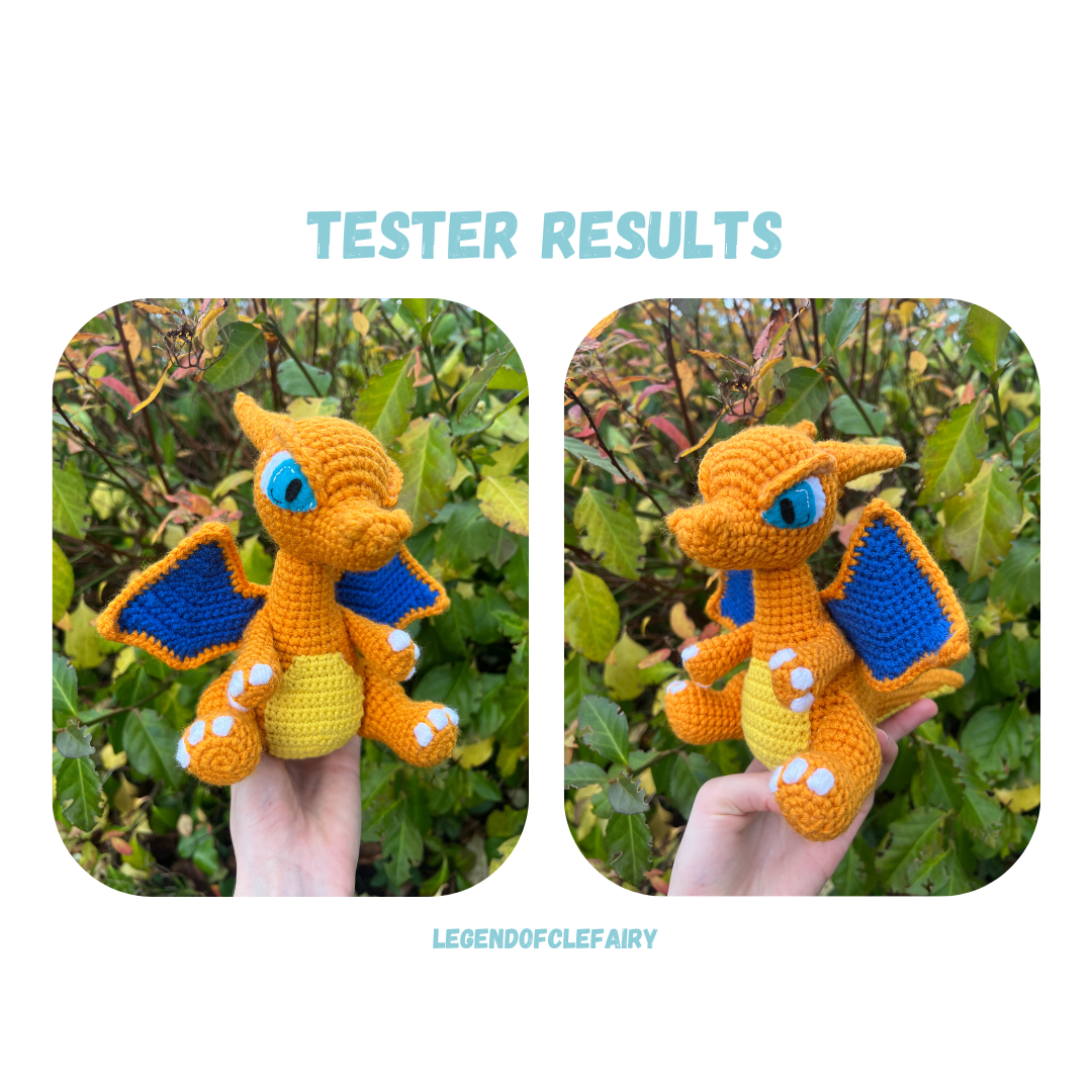 Fire Dragon Crochet Pattern