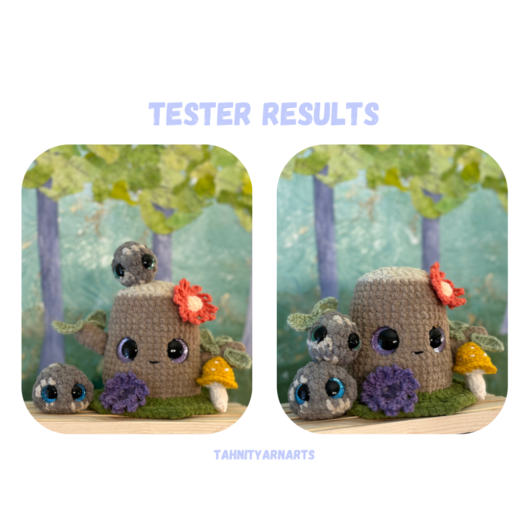 Tree Stump Buddy Crochet Pattern