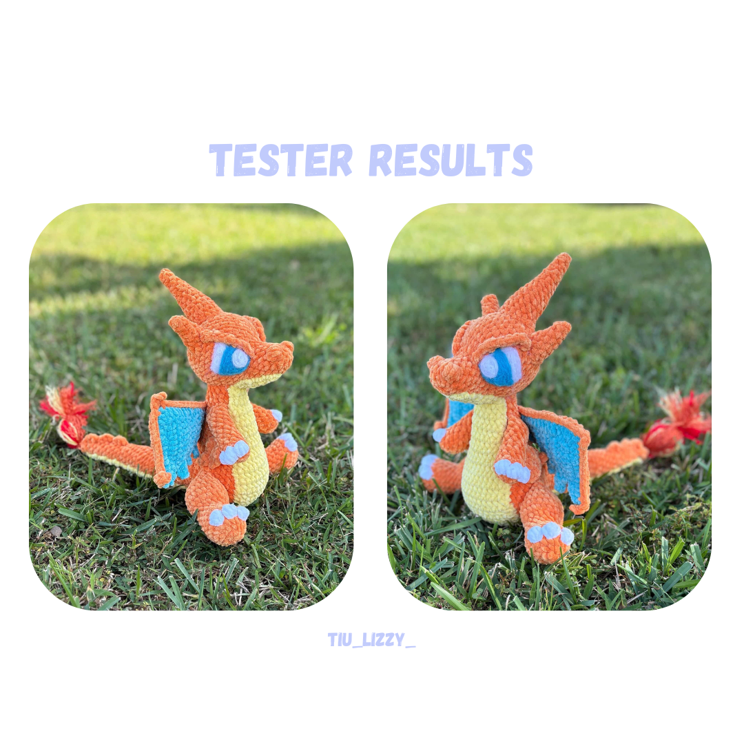 Fire Dragon Y Crochet Pattern