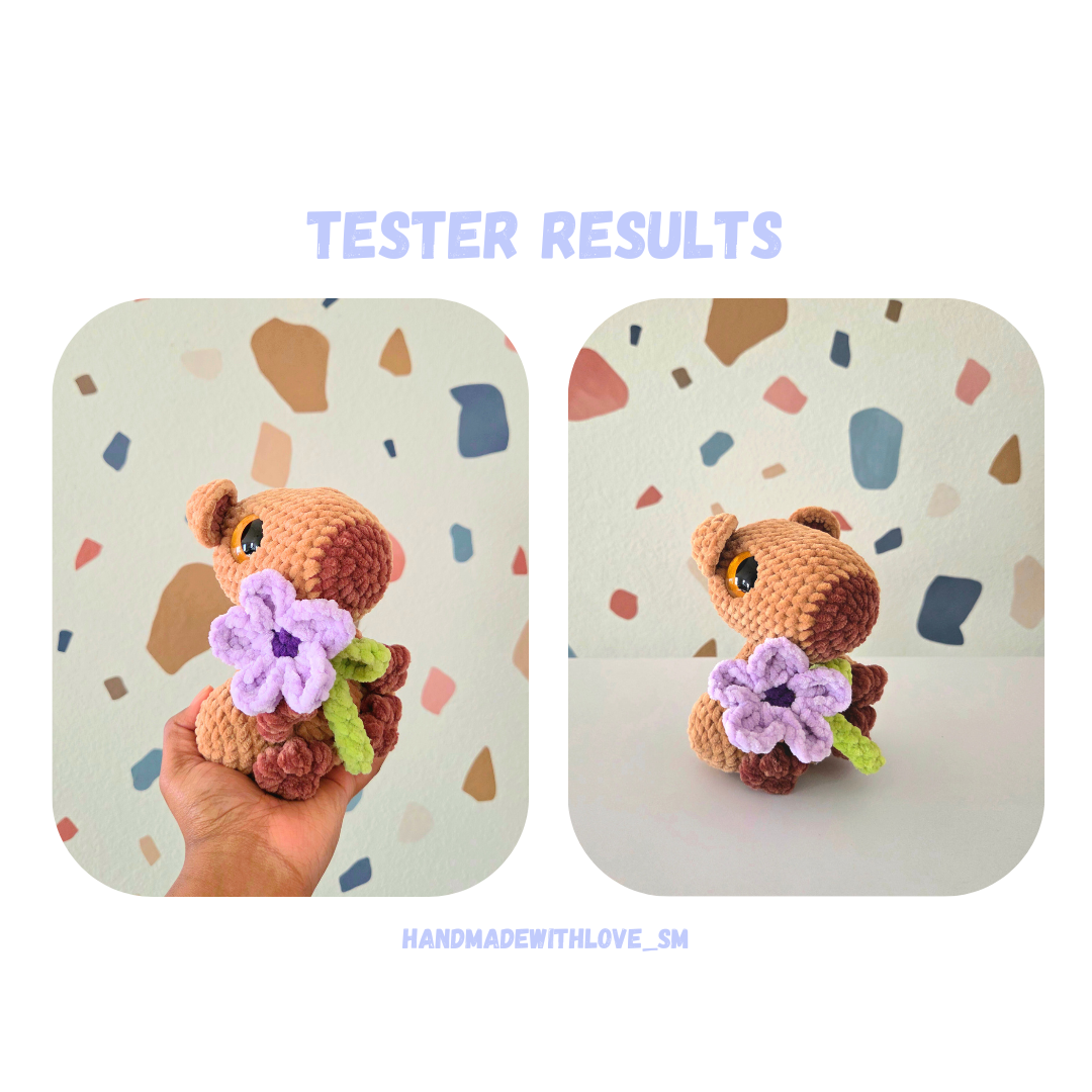 Capybara with Outfits Crochet Pattern