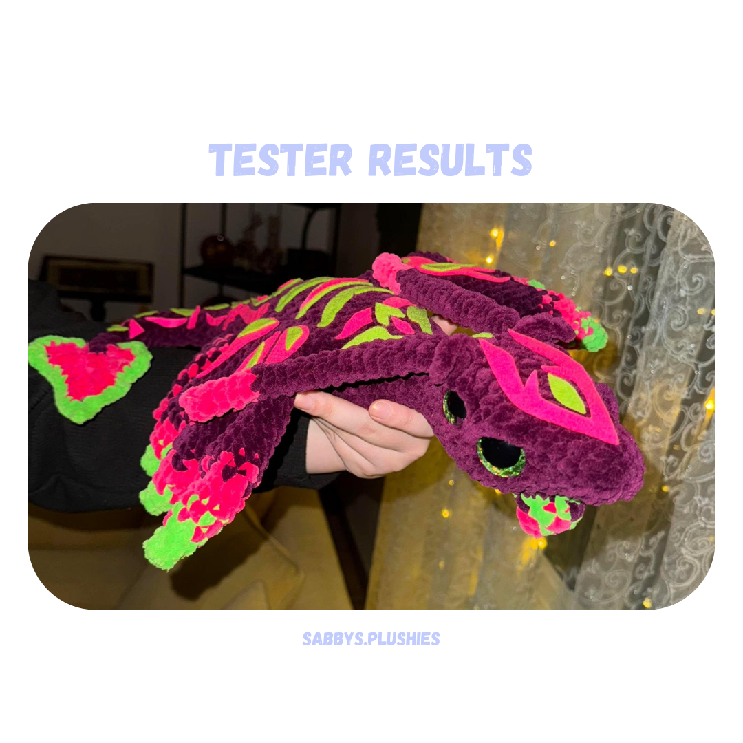 Low Sew Predator Dragon Crochet Pattern