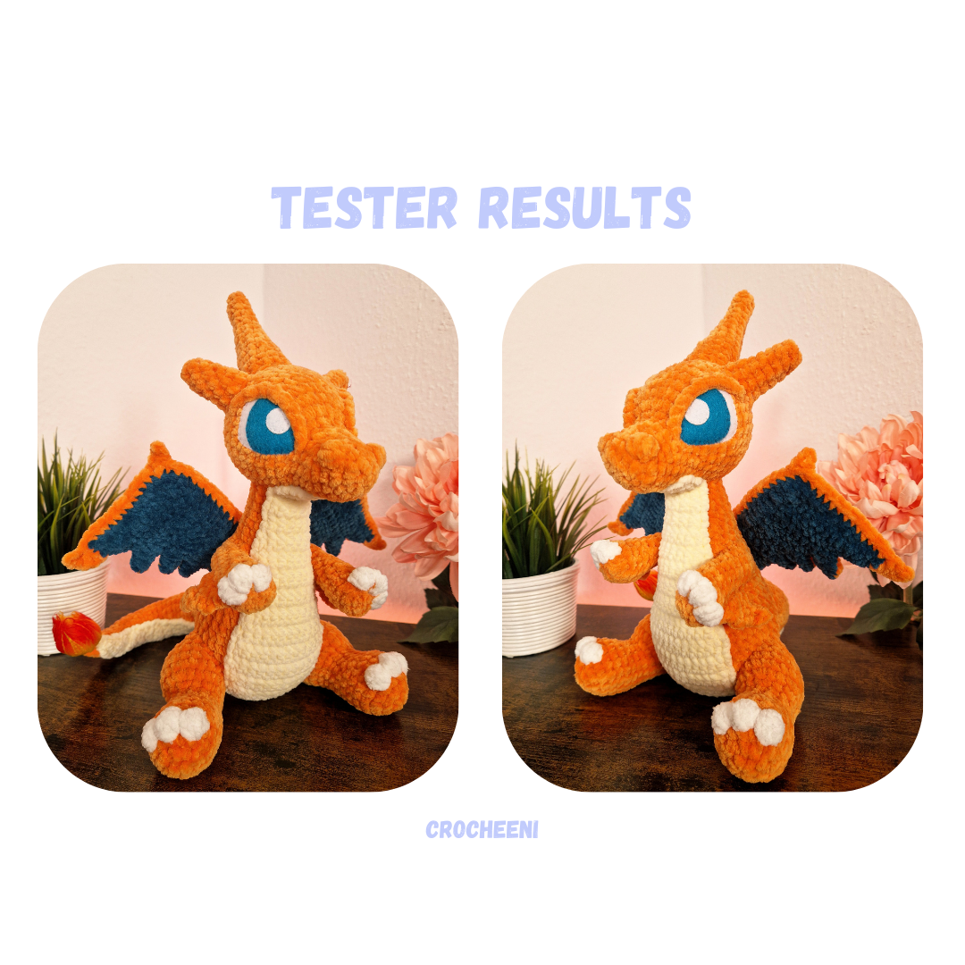 Fire Dragon Y Crochet Pattern