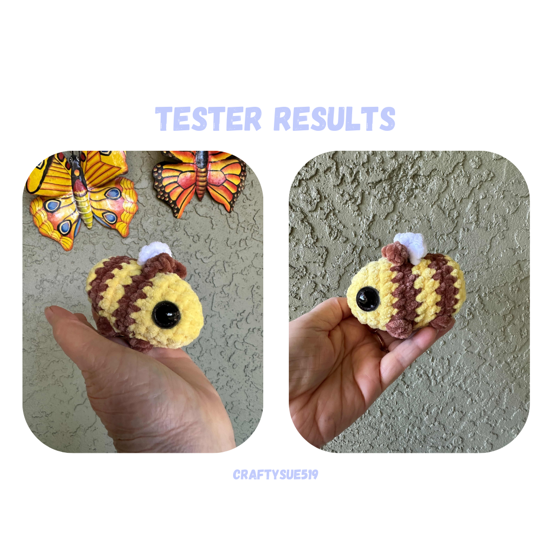 Bee Crochet Pattern NO SEW