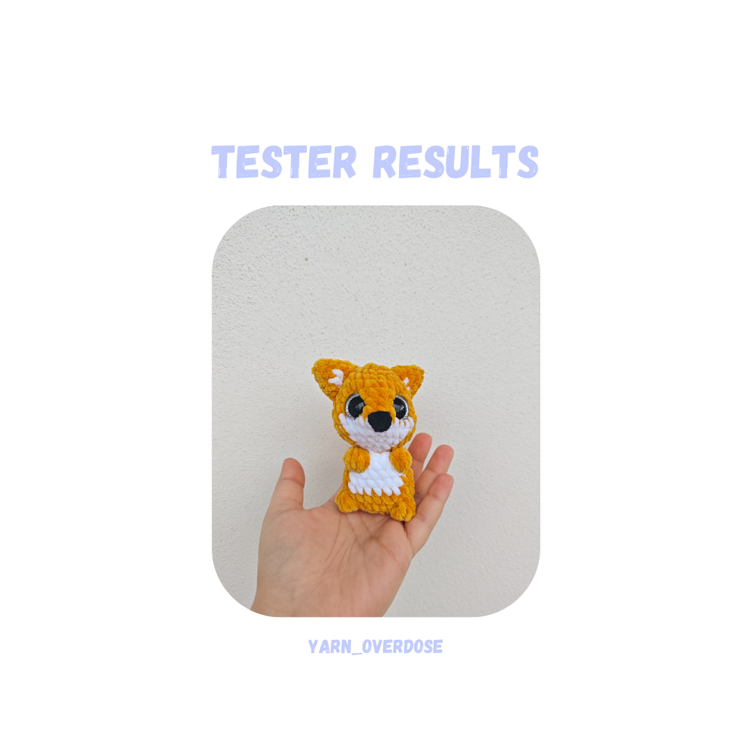 Fox Crochet Pattern Low Sew