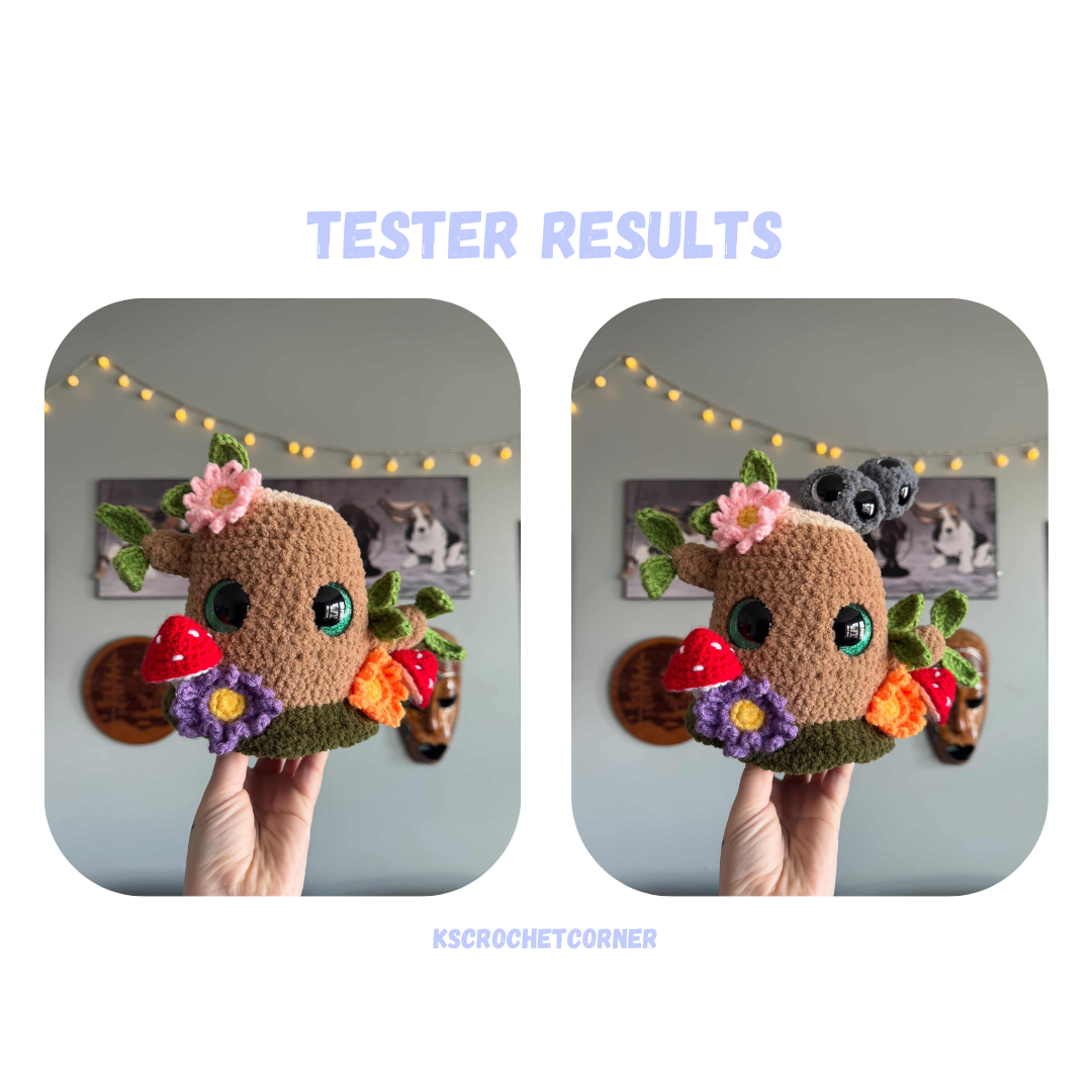 Tree Stump Buddy Crochet Pattern