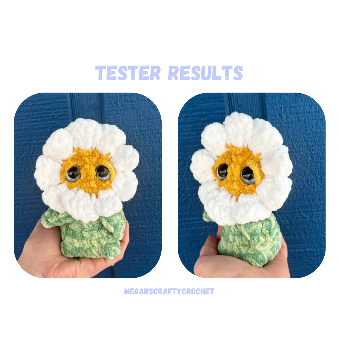 Mini Flower Duo Crochet Pattern LOW SEW