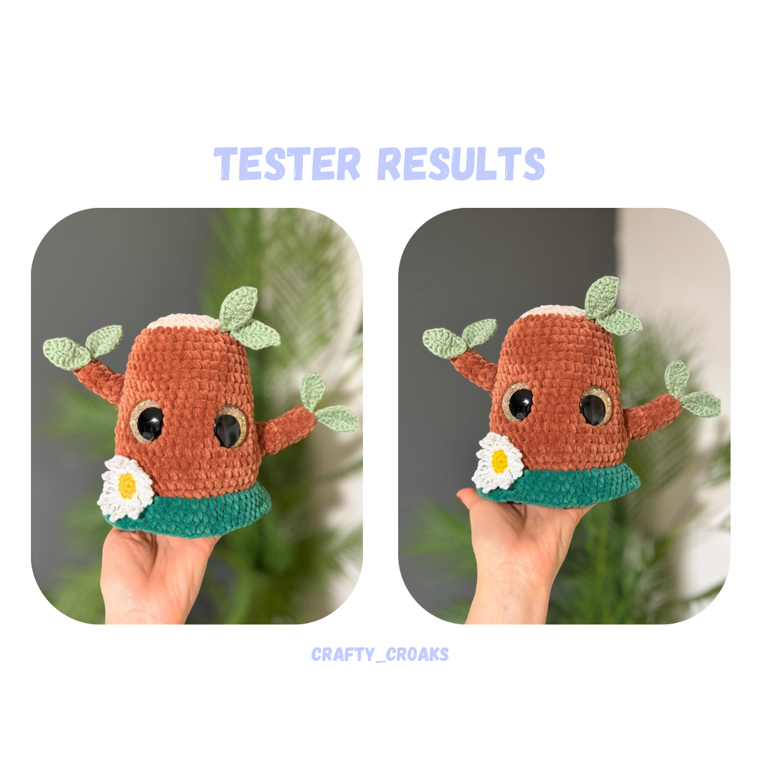 Tree Stump Buddy Crochet Pattern