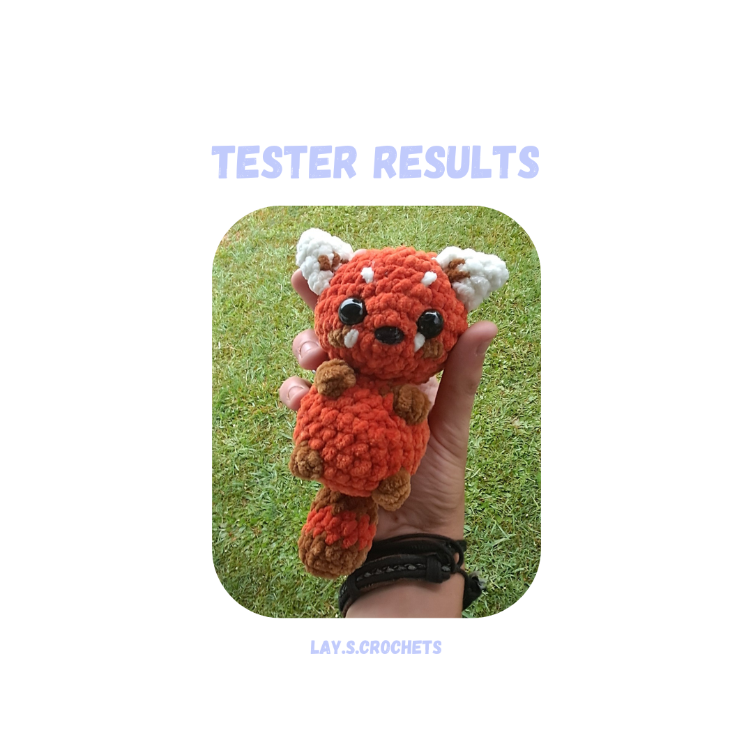 Red Panda Crochet Pattern Low Sew