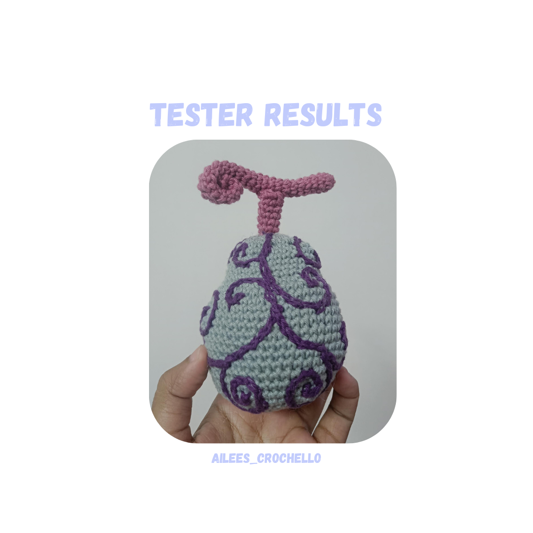 Flamingo Fruit Crochet Pattern / 2 in 1 Pattern: Low Sew and Sew Option