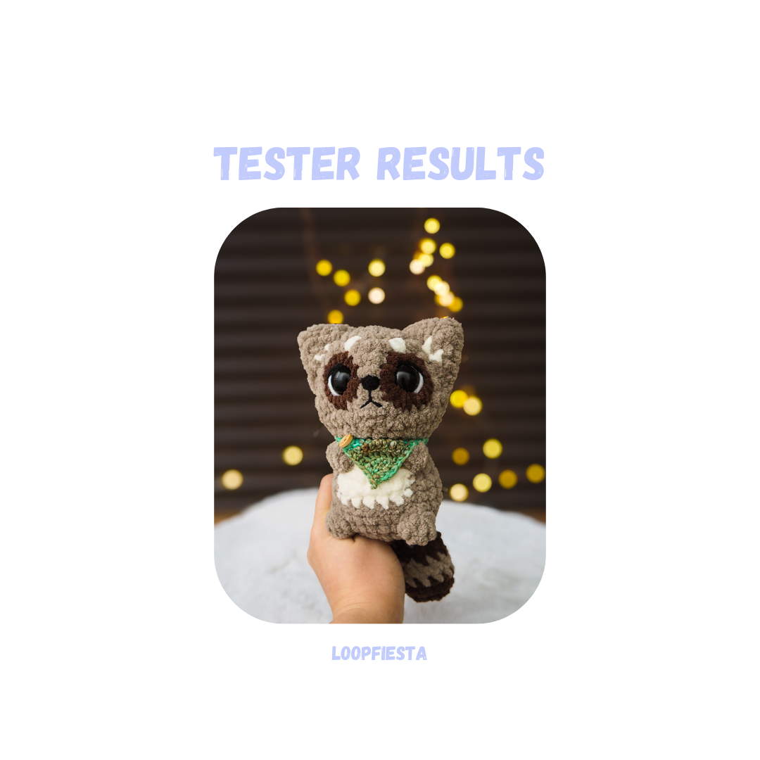 Racoon Crochet Pattern Low Sew