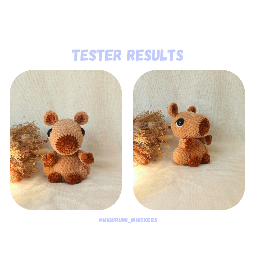 Capybara Crochet Pattern