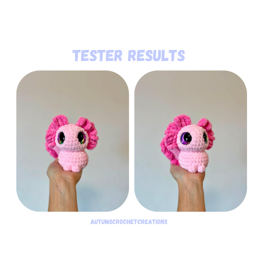 No Sew Axolotl Friend Pattern