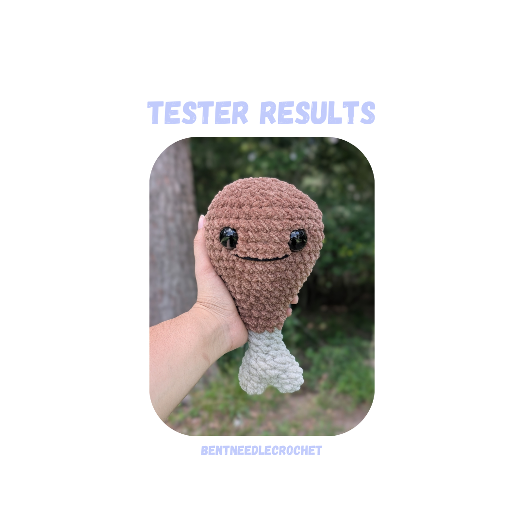 Chicken Drumstick Crochet Pattern No Sew