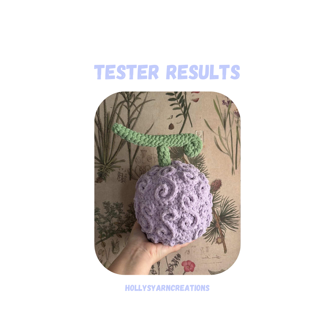 Stretchy Fruit Crochet Pattern / 2 in 1 Pattern: Low Sew and Sew Option